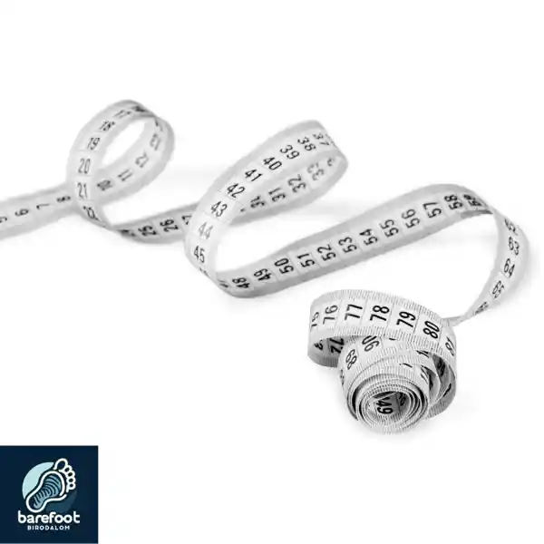 Helyes lábmérés barefoot cipő vásárlásához