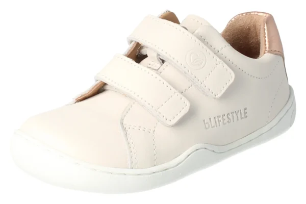 bLifestyle LUTRA weiß/rosegold barefoot gyerek cipő